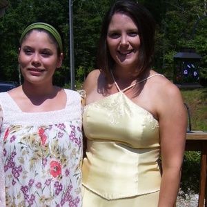 David's Bridal Bridesmaid Prom Dress Size 12